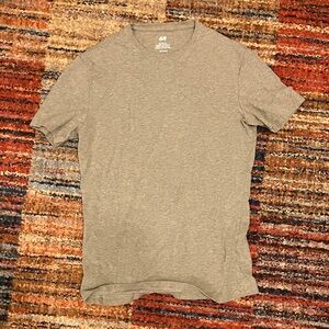 H&M Men's Heather Gray Short Sleeve Tee